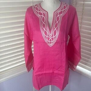 Barbara Gerwit Pink Tunic Top